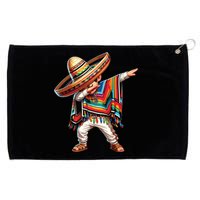 Mexican Boy Dabbing Poncho Cinco De Mayo Grommeted Golf Towel