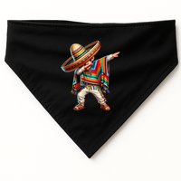 Mexican Boy Dabbing Poncho Cinco De Mayo USA-Made Doggie Bandana