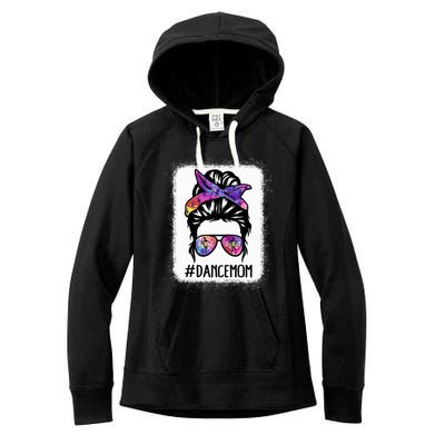 Messy Bun Dance Mom Life Ballet Dancing Mother's Day Gift Women's Fleece Hoodie