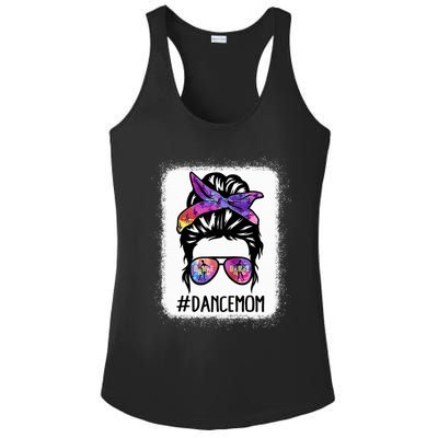 Messy Bun Dance Mom Life Ballet Dancing Mother's Day Gift Ladies PosiCharge Competitor Racerback Tank