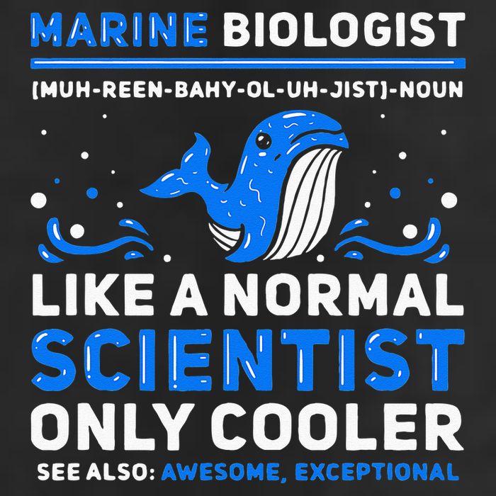 Marine Biologist Definition Marine Biology 7 Panel Mesh Trucker Snapback Hat