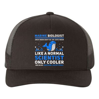 Marine Biologist Definition Marine Biology Yupoong Adult 5-Panel Trucker Hat