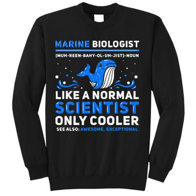 Marine Biologist Definition Marine Biology Sweatshirt