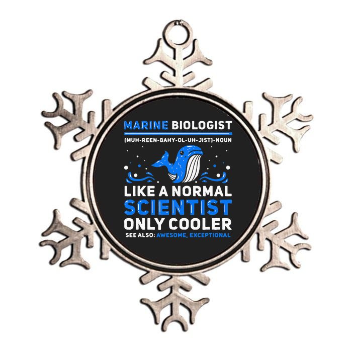 Marine Biologist Definition Marine Biology Metallic Star Ornament