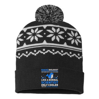 Marine Biologist Definition Marine Biology USA-Made Snowflake Beanie