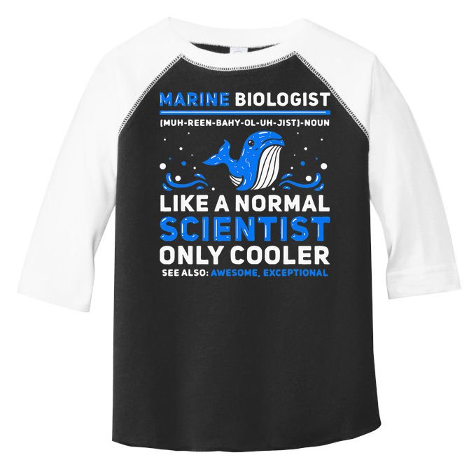 Marine Biologist Definition Marine Biology Toddler Fine Jersey T-Shirt