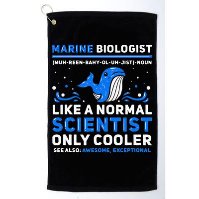 Marine Biologist Definition Marine Biology Golf Towel