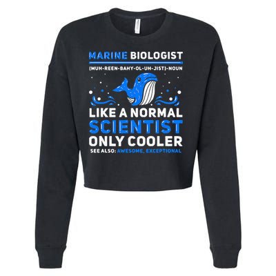 Marine Biologist Definition Marine Biology Cropped Pullover Crew
