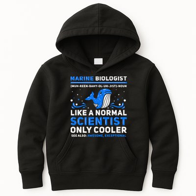 Marine Biologist Definition Marine Biology Kids Hoodie
