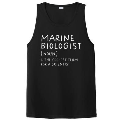 Marine Biologist Definition Funny Scientist Science Teacher PosiCharge Competitor Tank