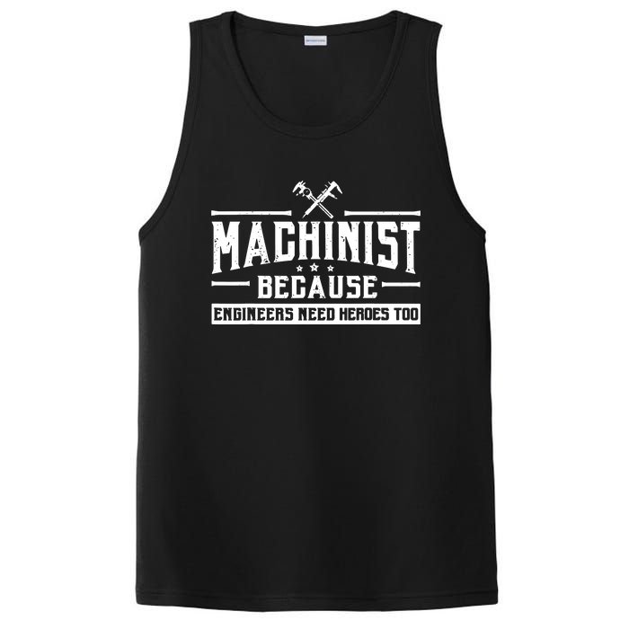 Machinist Because Engineers Need Heroes Too PosiCharge Competitor Tank