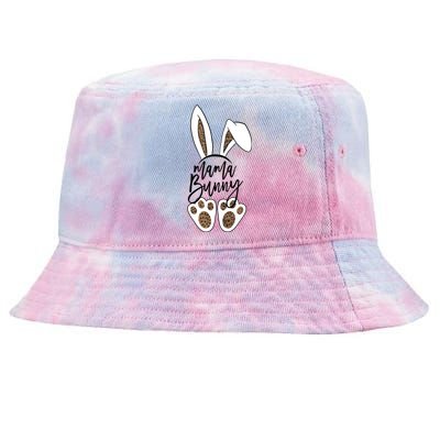 Mama Bunny Easter Bunny Leopard Gift Tie-Dyed Bucket Hat