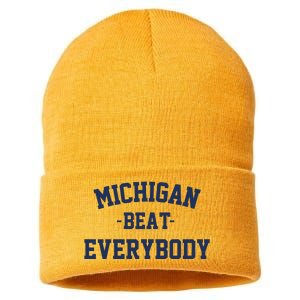 Michigan Beat Everybody National Champs Sustainable Knit Beanie