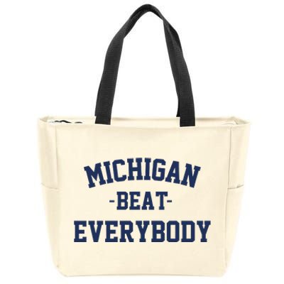 Michigan Beat Everybody National Champs Zip Tote Bag