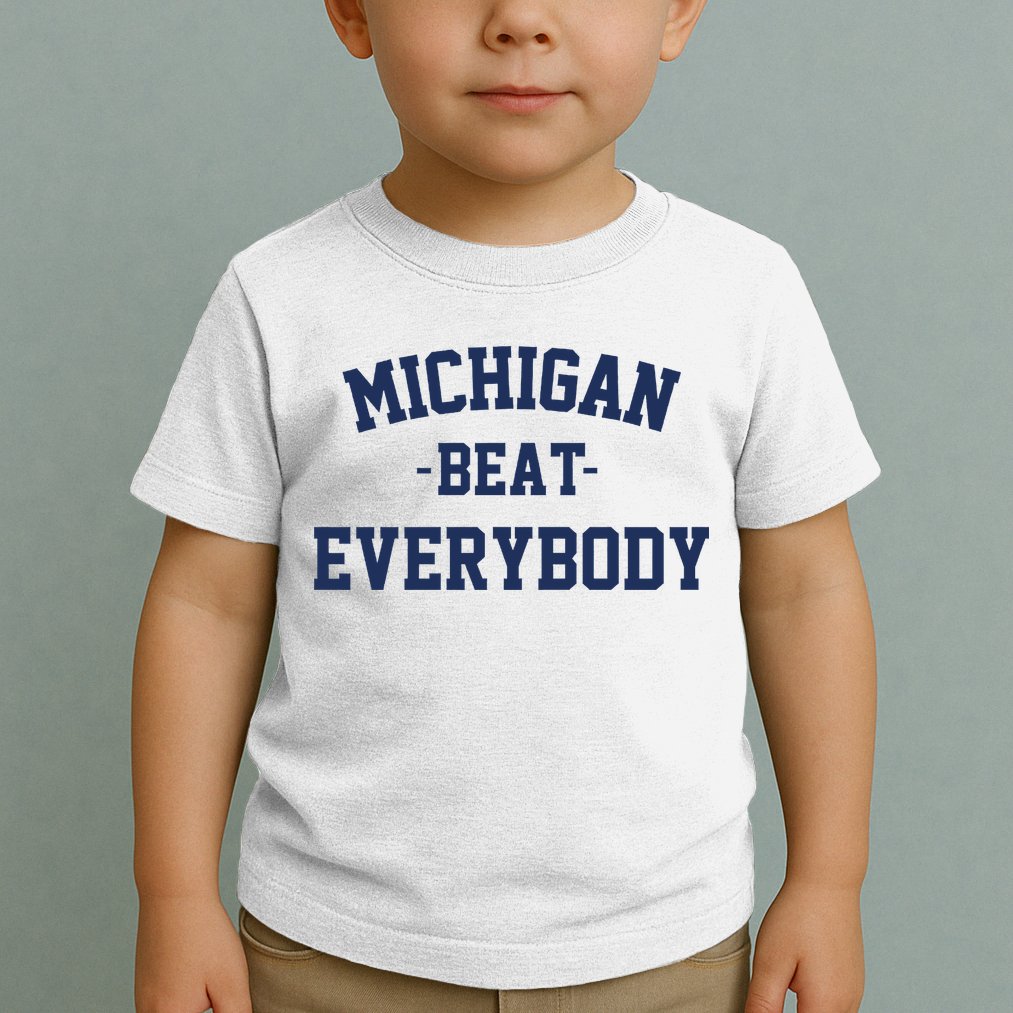 Michigan Beat Everybody National Champs Toddler T-Shirt