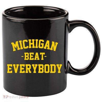 Michigan Beat Everybody National Champs 11oz C Handle Ceramic Mug
