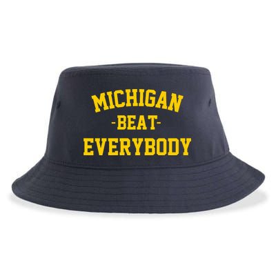 Michigan Beat Everybody National Champs Sustainable Bucket Hat