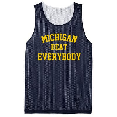 Michigan Beat Everybody National Champs Mesh Reversible Basketball Jersey Tank