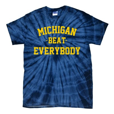 Michigan Beat Everybody National Champs Tie-Dye T-Shirt