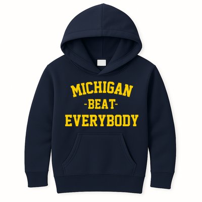 Michigan Beat Everybody National Champs Kids Hoodie