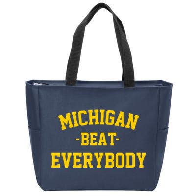 Michigan Beat Everybody National Champs Zip Tote Bag