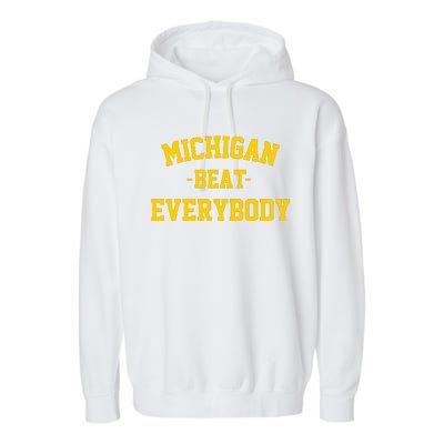 Michigan Beat Everybody National Champs Garment-Dyed Fleece Hoodie