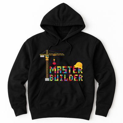 Master Builder Engineer Construction Building Bricks Blocks Hoodie