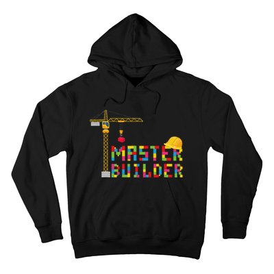 Master Builder Engineer Construction Building Bricks Blocks Hoodie