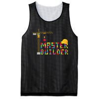 Master Builder Engineer Construction Building Bricks Blocks Mesh Reversible Basketball Jersey Tank