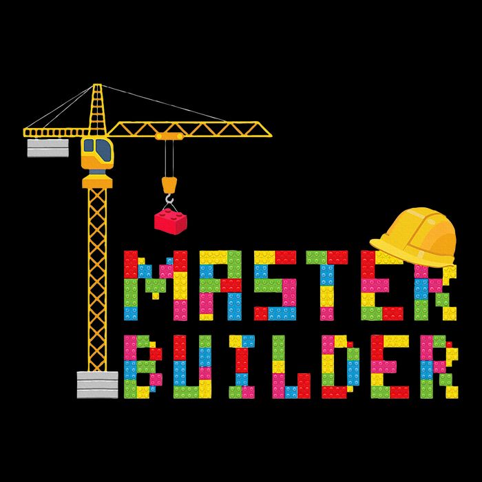 Master Builder Engineer Construction Building Bricks Blocks Mousepad