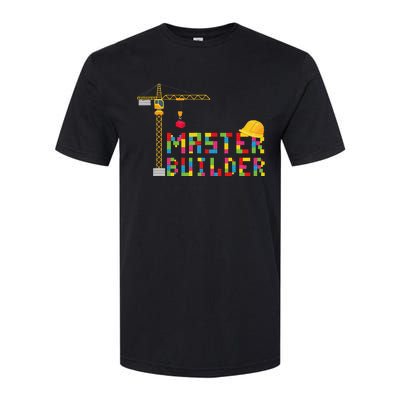 Master Builder Engineer Construction Building Bricks Blocks Softstyle CVC T-Shirt