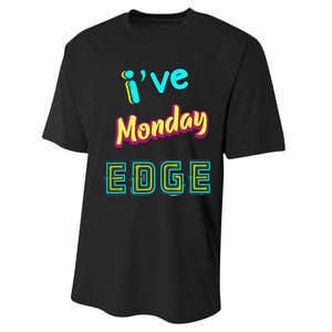 Monday Birthday Edge Friend Friend Dad Son Teacher Performance Sprint T-Shirt