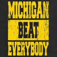 Michigan Beat Everybody Adult Drive Performance Visor