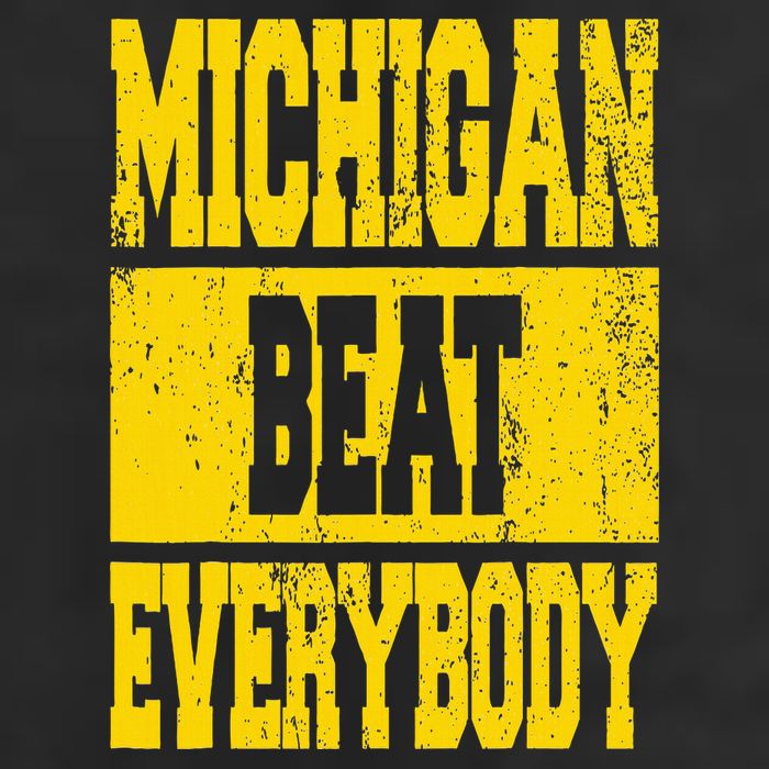 Michigan Beat Everybody Adult Drive Performance Visor