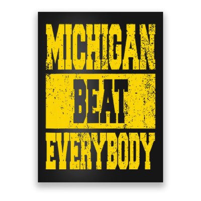 Michigan Beat Everybody Poster