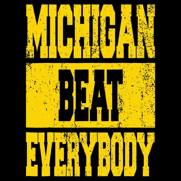 Michigan Beat Everybody Womens Tank Top