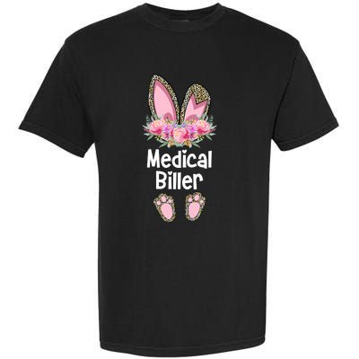 Medical Biller Easter, Bunny Medical Billing Specialist Team Garment-Dyed Heavyweight T-Shirt