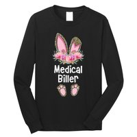 Medical Biller Easter, Bunny Medical Billing Specialist Team Long Sleeve Shirt