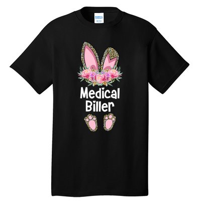 Medical Biller Easter, Bunny Medical Billing Specialist Team Tall T-Shirt