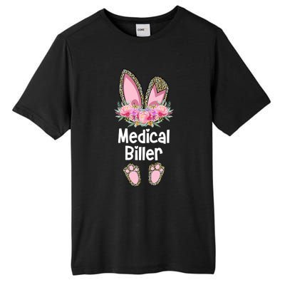 Medical Biller Easter, Bunny Medical Billing Specialist Team Tall Fusion ChromaSoft Performance T-Shirt