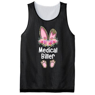 Medical Biller Easter, Bunny Medical Billing Specialist Team Mesh Reversible Basketball Jersey Tank