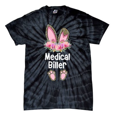 Medical Biller Easter, Bunny Medical Billing Specialist Team Tie-Dye T-Shirt