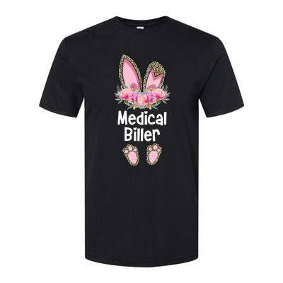 Medical Biller Easter, Bunny Medical Billing Specialist Team Softstyle CVC T-Shirt