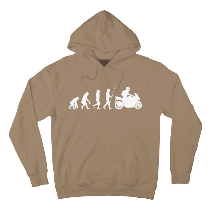 Motorcyclist Biker Evolution For Motorcycle Motorbike Riders Hoodie