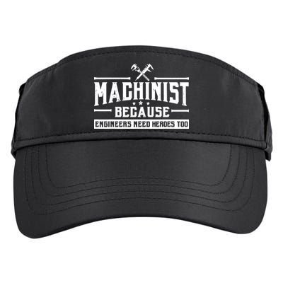 Machinist Because Engineers Need Heroes Too Machinist Adult Drive Performance Visor