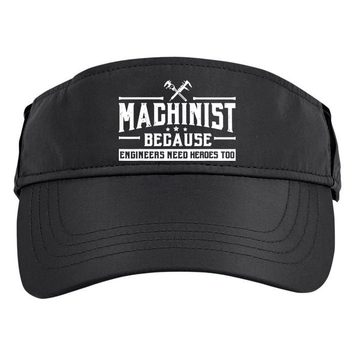 Machinist Because Engineers Need Heroes Too Machinist Adult Drive Performance Visor