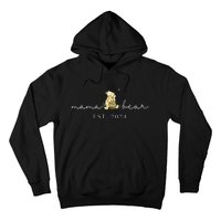 Mama Bear Est 2024 New Mom Pregnancy Hoodie