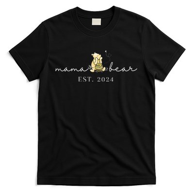 Mama Bear Est 2024 New Mom Pregnancy T-Shirt