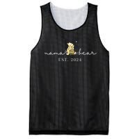 Mama Bear Est 2024 New Mom Pregnancy Mesh Reversible Basketball Jersey Tank