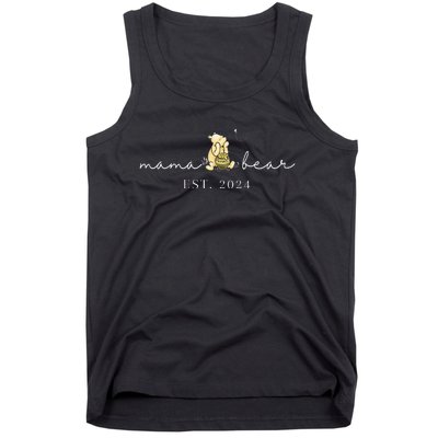 Mama Bear Est 2024 New Mom Pregnancy Tank Top